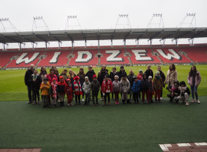 Koty na Stadionie Widzewa