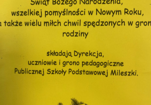 Życzenia świateczne