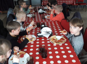 Jabłka w Pizzerii
