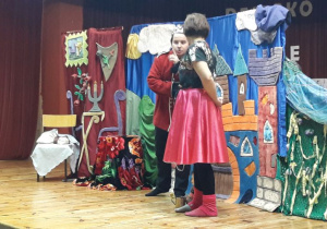 Królewna z Księciem na scenie