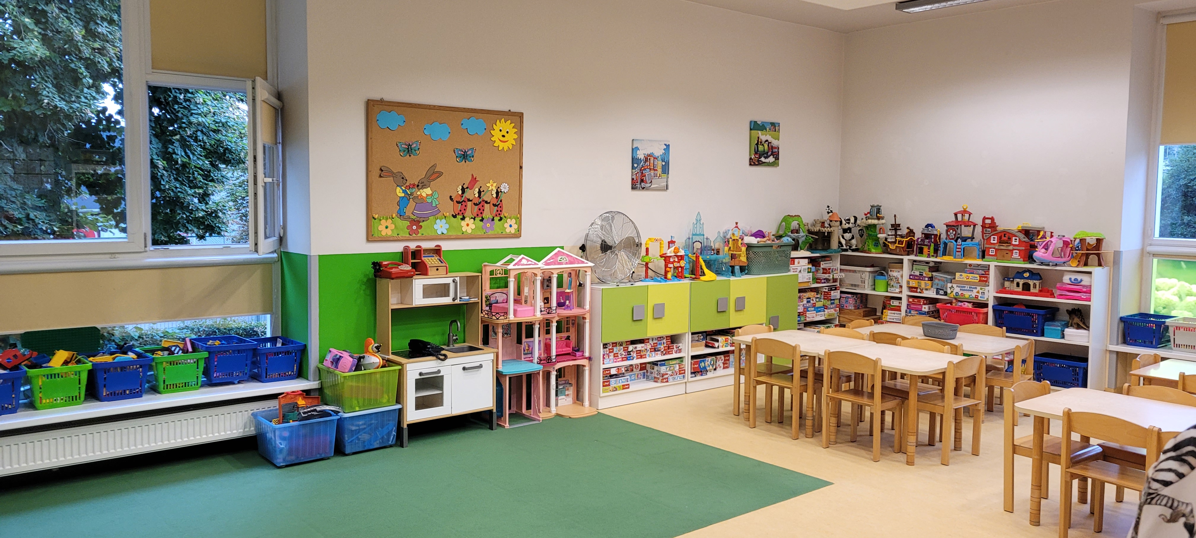 Sala przedszkola grupy Tygryski