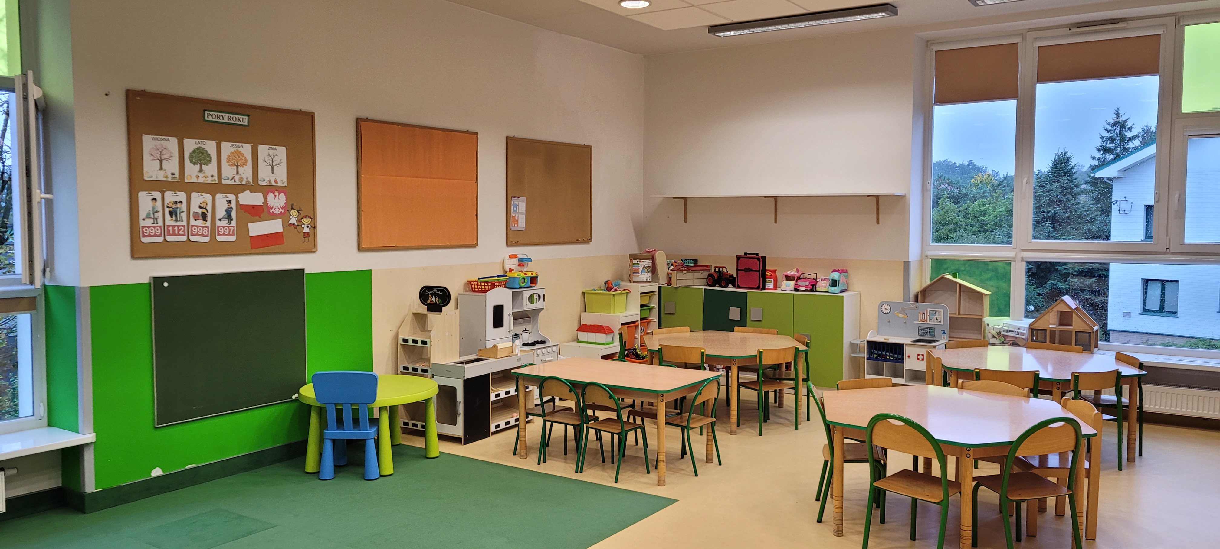 Sala przedszkolna grupy Niedźwiadki