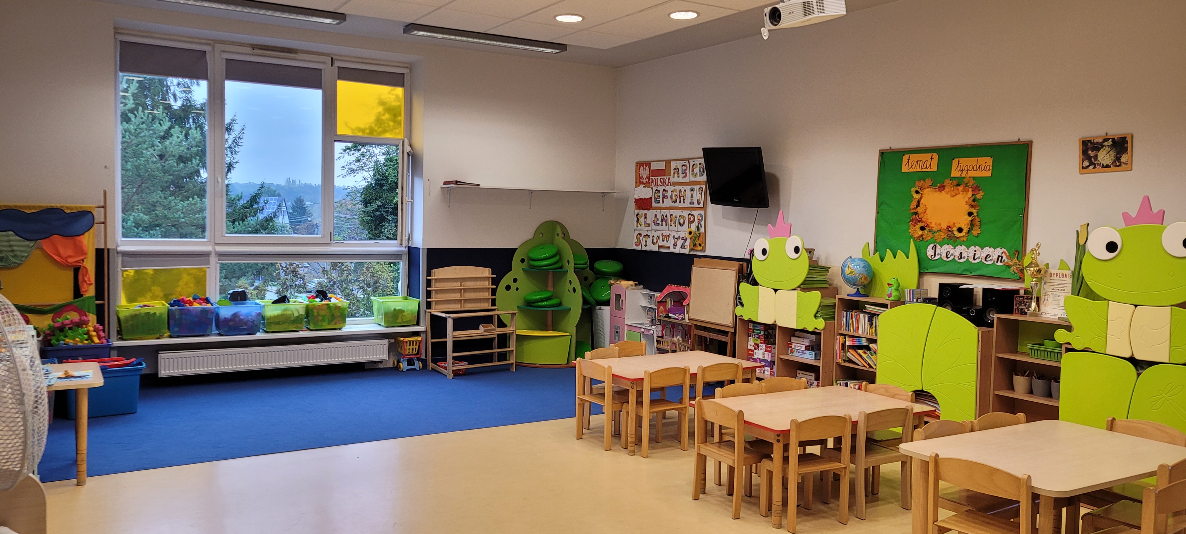 Sala przedszkolna grupy Żabki