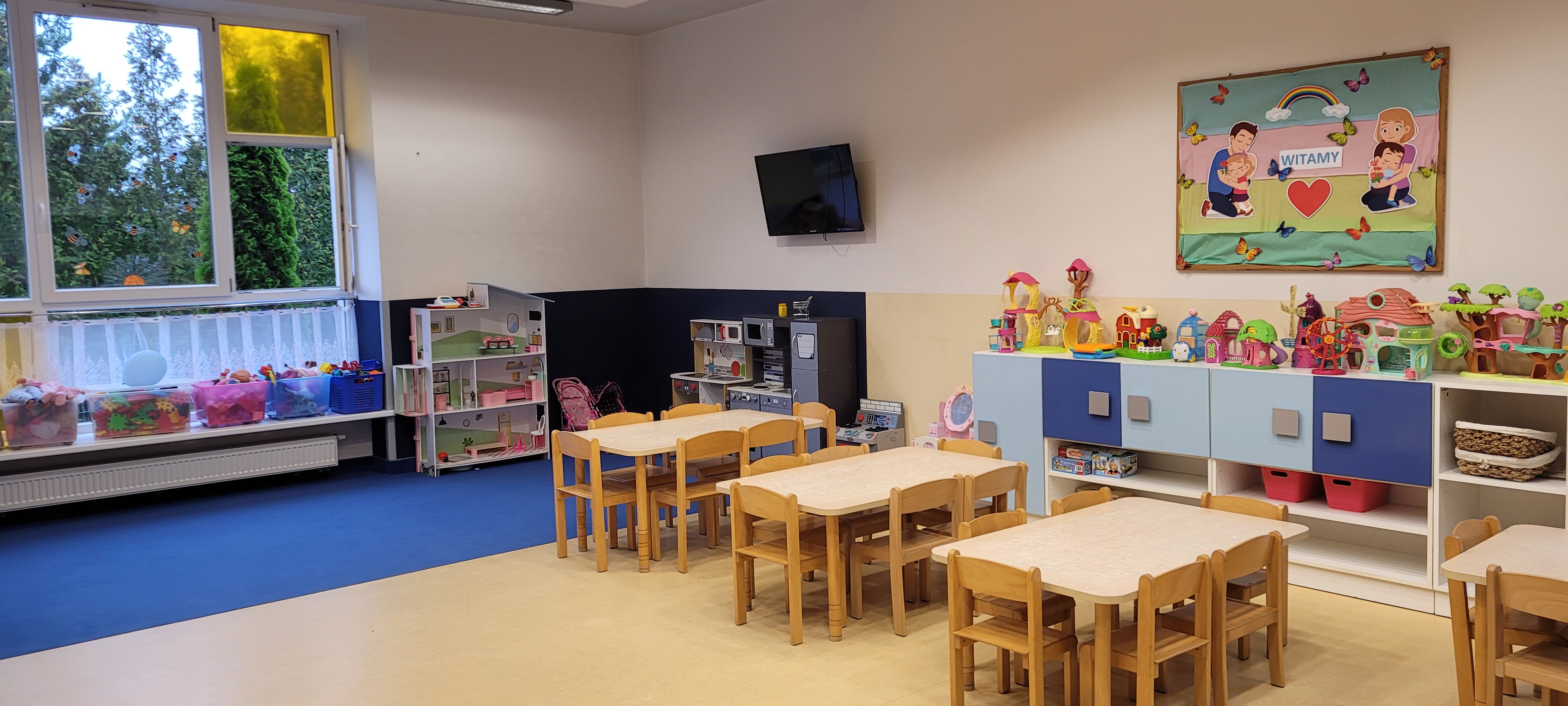 Sala przedszkolna grupy Motylki