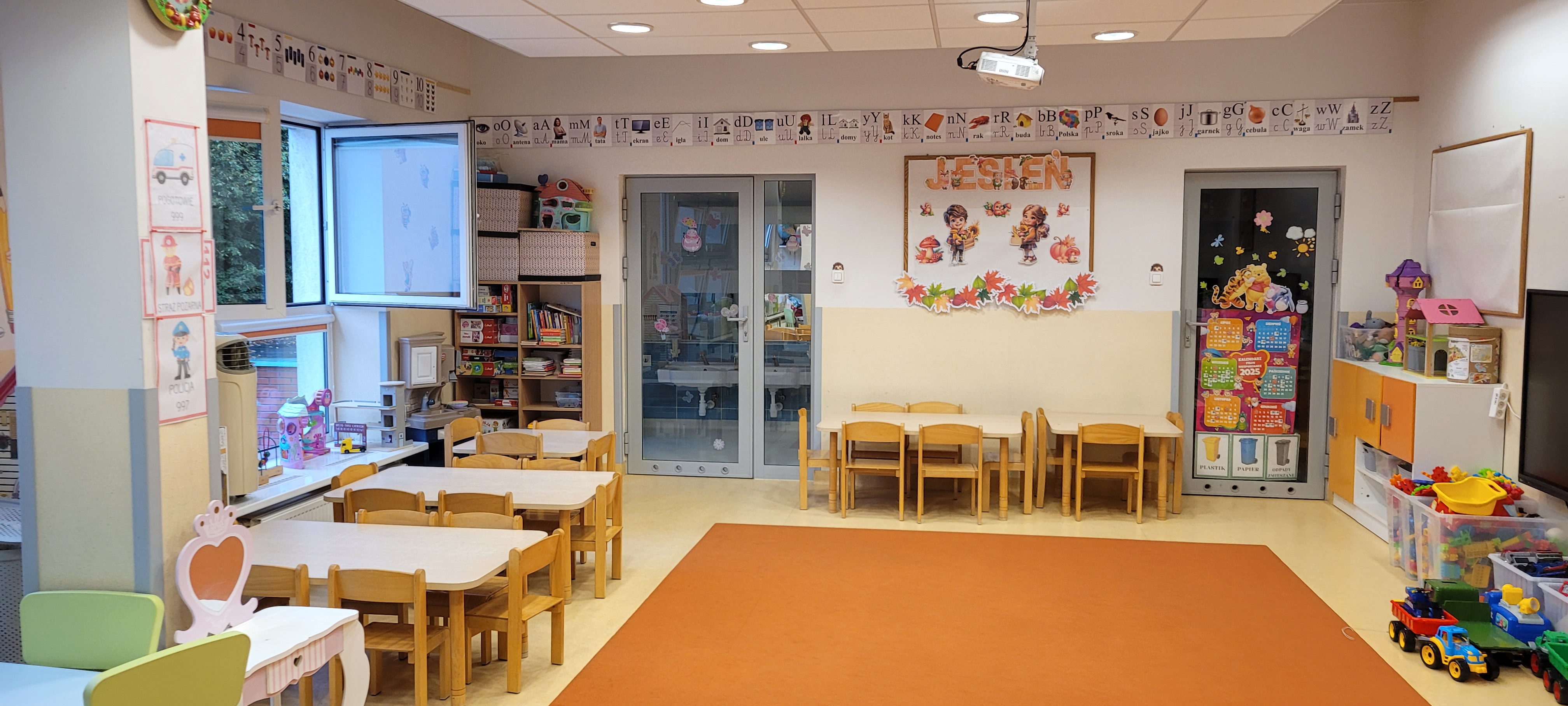 Sala przedszkolan grupy Delfinki